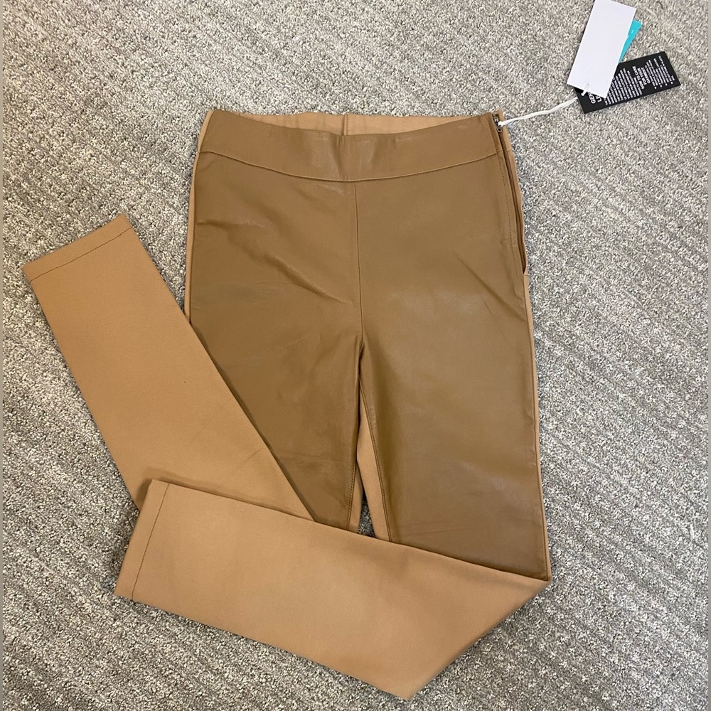 La Morey Leather leggings Size Small NWT